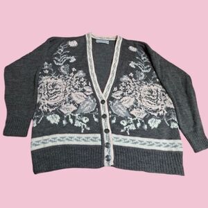 Vintage Floral Cardigan